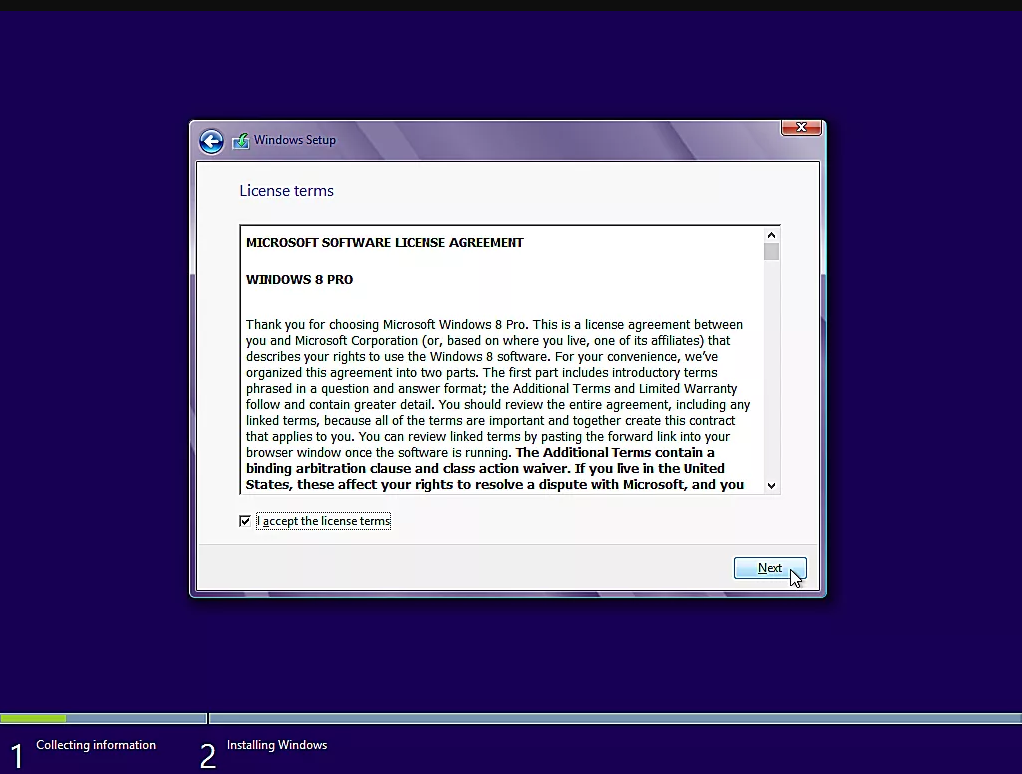 In greater detail. Windows installer clean.